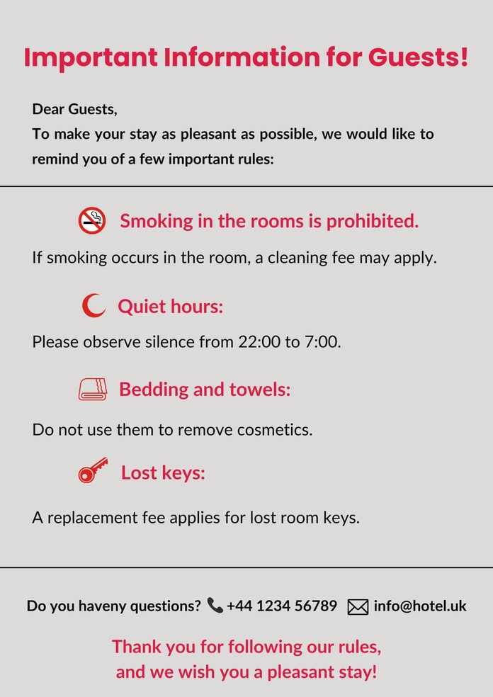 Information sheet