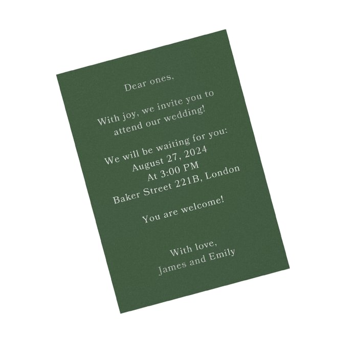 Luxury Wedding Invitations