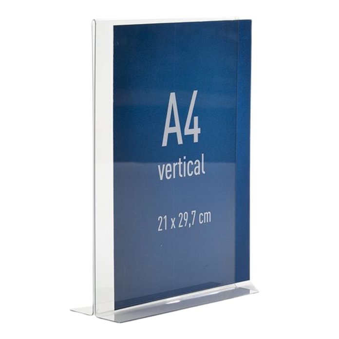 T formos informacinis stovelis, A4 formatas