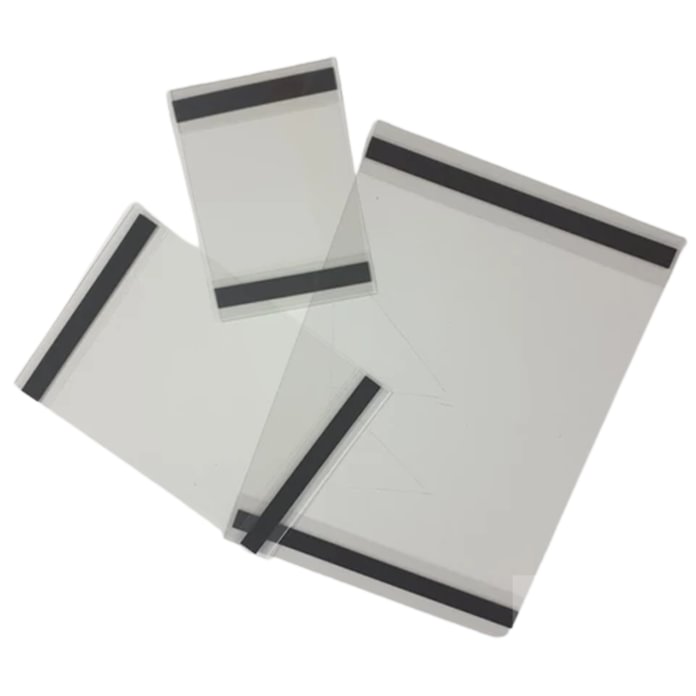 Skaidrus plastikinis magnetinis vokelis, A4