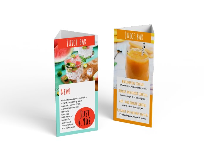 Table Tent Card