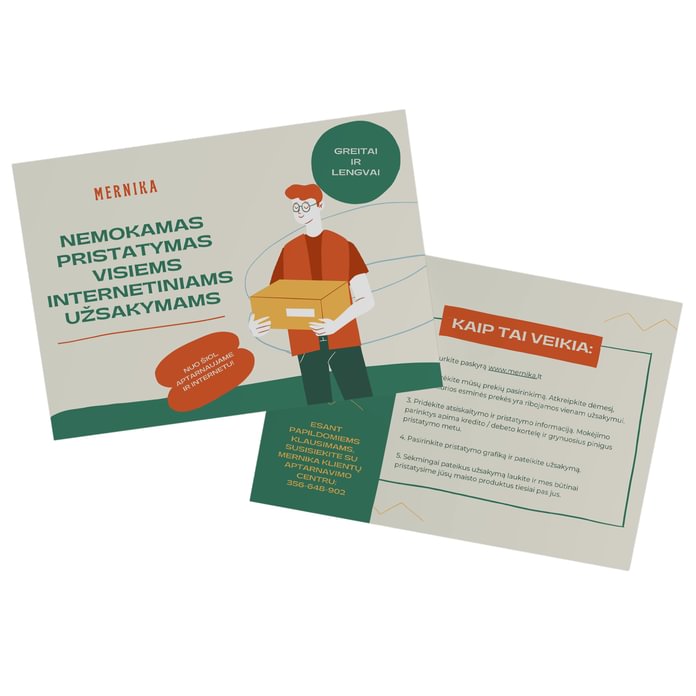 Standartinio dydžio skrajutės