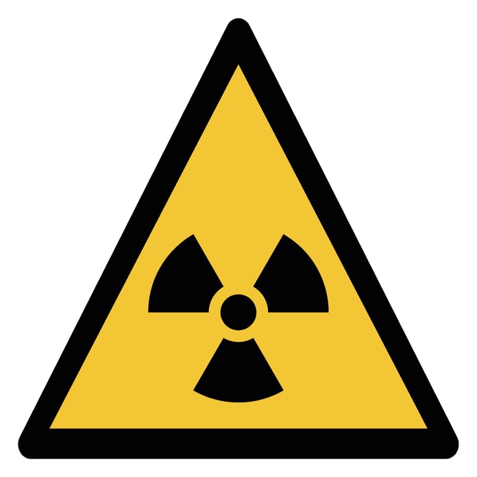 Ženklas „Radioaktyvioji arba jonizuojančioji spinduliuotė“