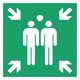 Ženklas „Evakuacijos susirinkimo vieta“