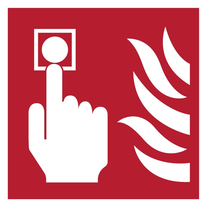 Ženklas „Gaisrinio aliarmo skelbimo vieta“