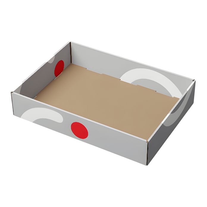 Gofruoto kartono perdengimas paletėms