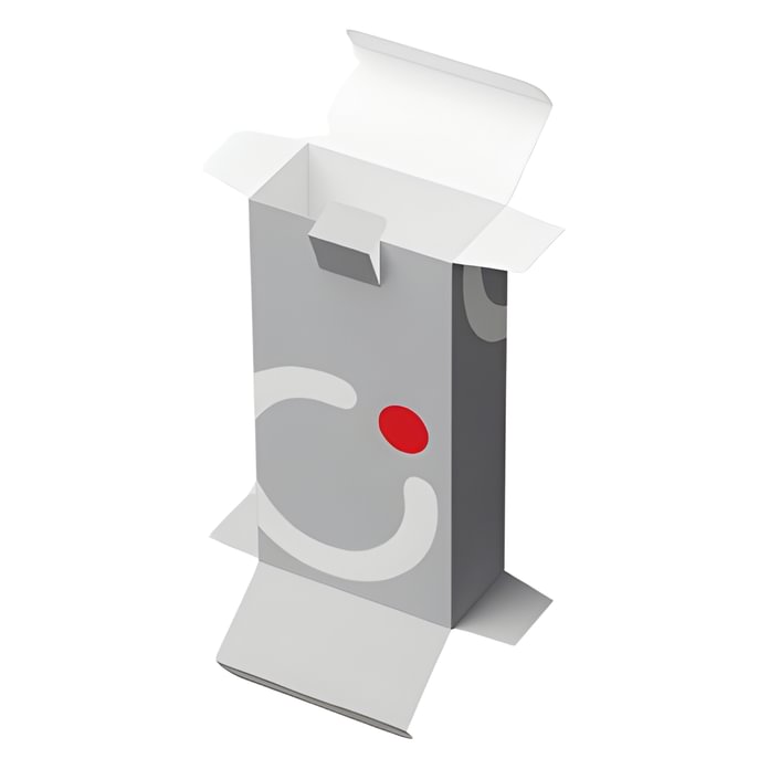 Dėžutė su papildomu uždarymo liežuvėliu