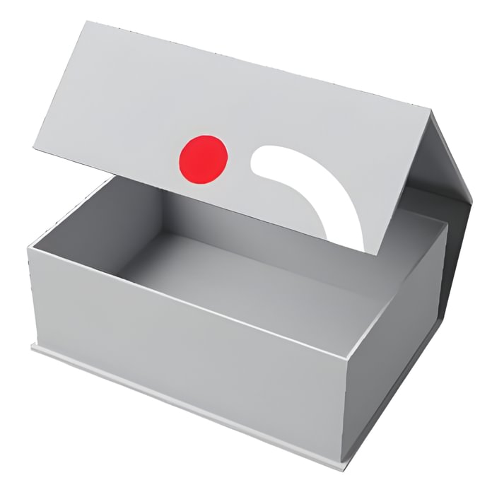 Dėžutė su nepriklijuota nugara ir magnetiniu uždarymu