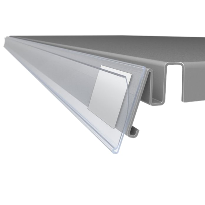 Klijuojama skaidri kainų juosta