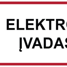 Ženklas „Elektros įvadas“