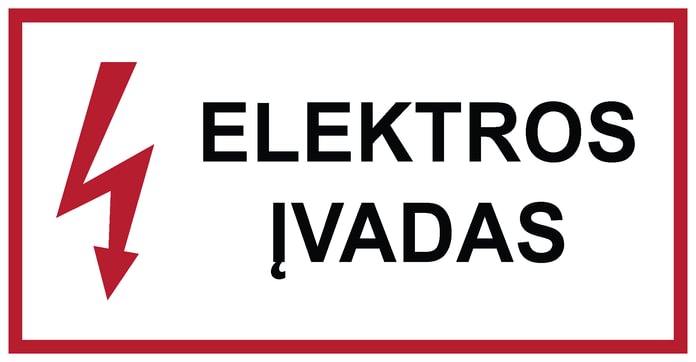 Ženklas „Elektros įvadas“