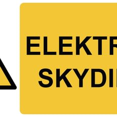 Ženklas „Elektros skydinė“