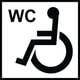 Ženklas „Neįgaliųjų WC“