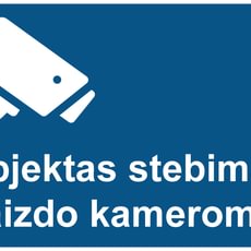 Ženklas „Objektas stebimas vaizdo kameromis“