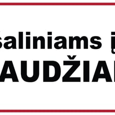 Ženklas „Pašaliniams įeiti draudžiama“