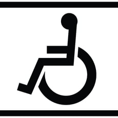 Ženklas „Neįgalusis turinčioms transporto priemonėms“