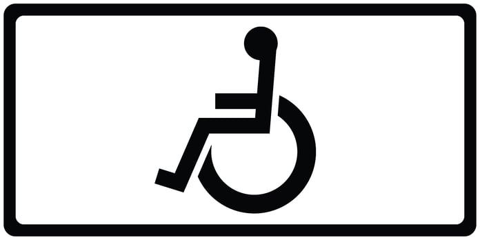 Ženklas „Neįgalusis turinčioms transporto priemonėms“