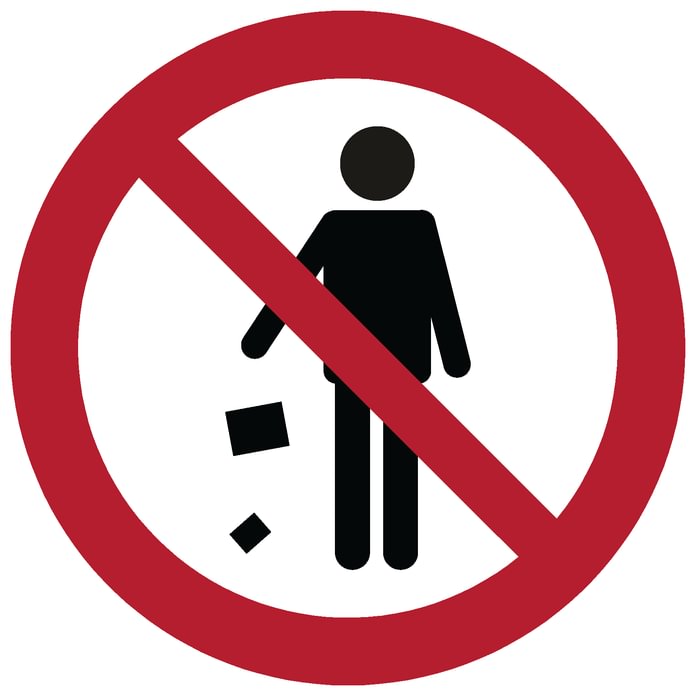 Ženklas „Nešiukšlinti“