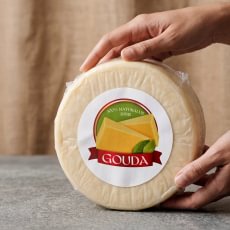 Apvalios lipnios etiketės maisto pramonei