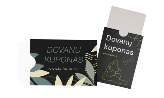 Vokai dovanų kuponams