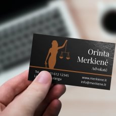 Laminuotos vizitinės kortelės