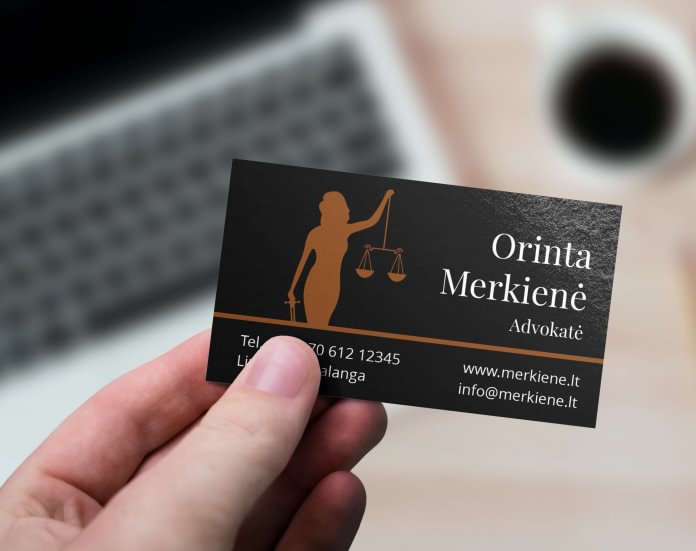 Laminuotos vizitinės kortelės