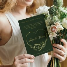 Prabangūs vestuvių kvietimai