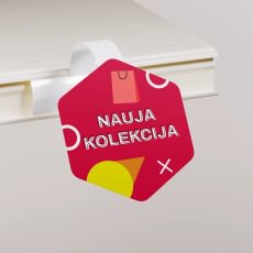 Įvairių formų reklaminiai karuliai