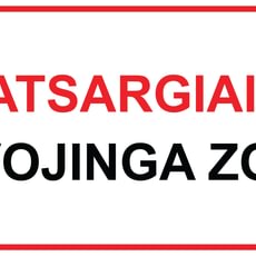 Ženklas „Atsargiai! Pavojinga zona“