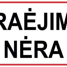 Ženklas „Praėjimo nėra“