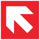 Ženklas „Krypties rodyklė“, 45 laipsnių