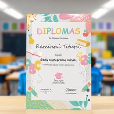 Diplomai su UV laku