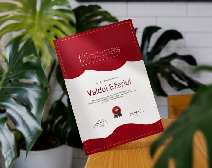 Diplomai su UV laku