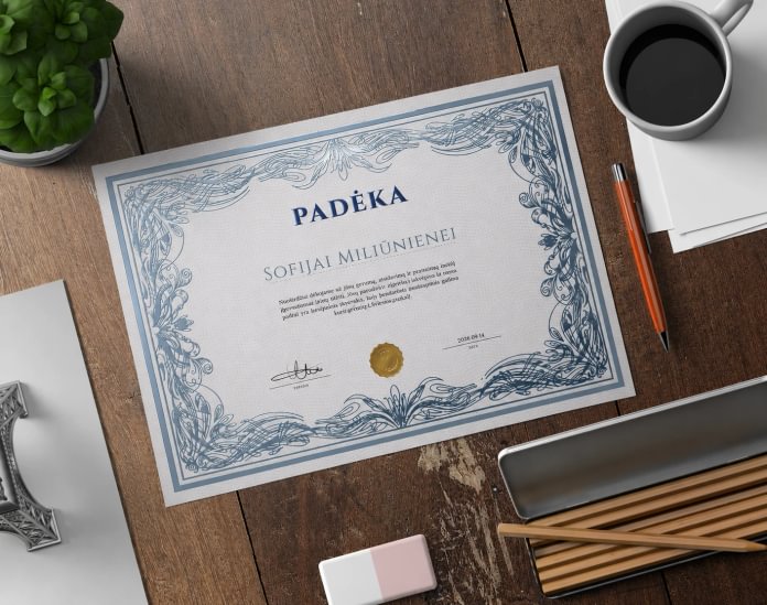 Padėkos su UV laku