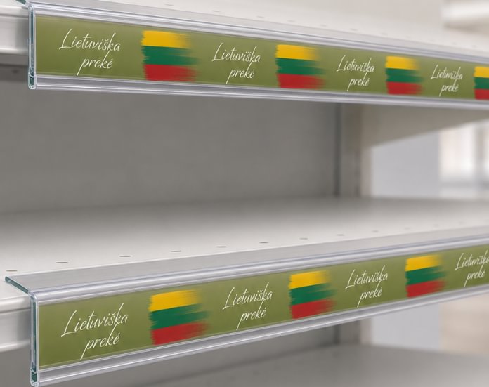 Standartinės popierinės kainų juostos