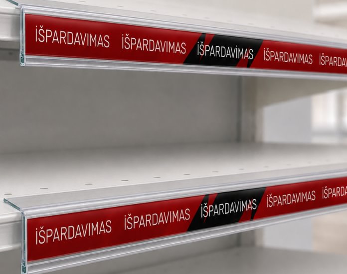 Standartinės popierinės kainų juostos