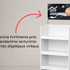 Standartinio stendo displėjaus karūna