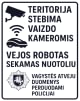 Teritorija stebima kamera (vejos robotas)