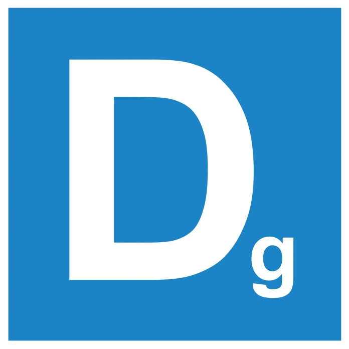 Ženklas „Patalpos kategorija Dg“