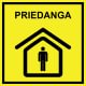 Ženklas „Priedanga – kolektyvinės apsaugos patalpa“