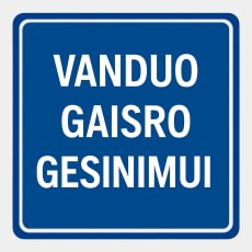 Vanduo gaisro gesinimui