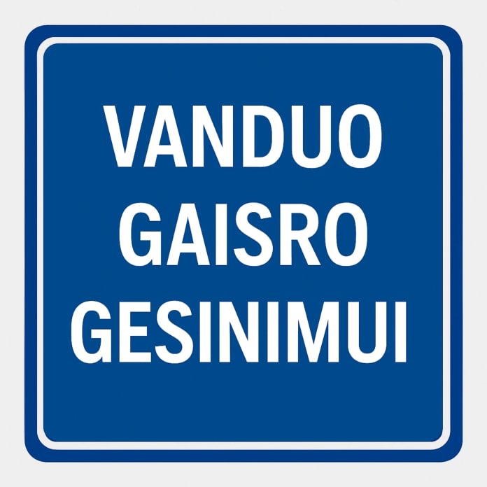 Vanduo gaisro gesinimui