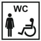 Sanitarinio mazgo (WC) simbolis: moteris, mergaitė, neįgaliems
