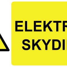Ženklas „Elektros skydinė“