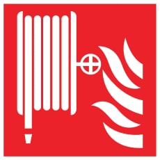 Ženklas „Gaisrinės žarnos ritinys“