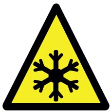 Ženklas „Žema temperatūra. Apledėjimo sąlygos“