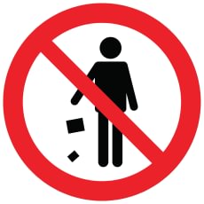 Ženklas „Nešiukšlinti“