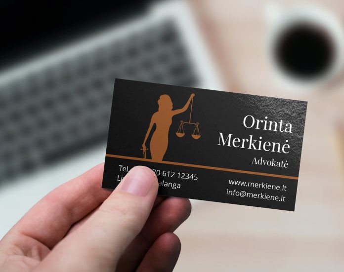 Laminuotos vizitinės kortelės