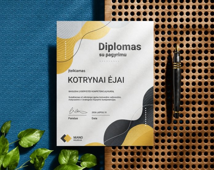 Diplomai su UV laku