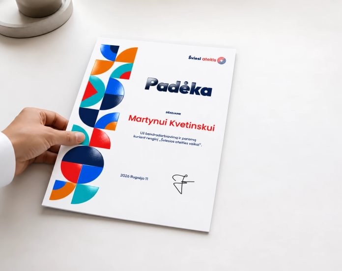Padėkos su UV laku